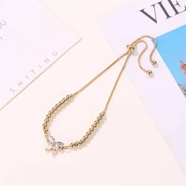 S43b8712315364d3ea2715df7a5001b4eL.webp 1pc Casual Rhinestone Decor Quartz Watch Elegant Round Pointer Analog Wristwatch & 1pc Bracelet, Gift For Mom/Girlfriend