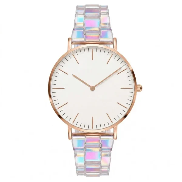 S509ffb3a6e5845a88fee0fea8530887ax.webp Fashion Watches for Women Simple Style Analog Ladies Quartz Wristwatches Unique Clear Band Woman Girls Watch Clock Gift Montre