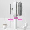 Self-Cleaning Hair Brush – One-Press Hair Release